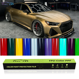 <span class=keywords><strong>Film</strong></span> adhésif vinyle or mat, coloré et changeant de couleur, haute brillance, décoratif, résistant aux UV, auto-réparateur pour voitures - Product Image 1