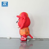 Modèle de lion gonflable géant, grande mascotte animale gonflable pour la publicité et la décoration en extérieur