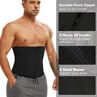 Corsé de neopreno Youfei para hombre, deportes, Fitness, cremallera, sudor rápido, buceo, faja Abdominal, Spandex, pecho, sudor rápido, moldeador de buceo