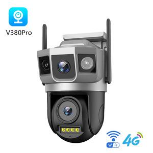 Cámara de Vigilancia WiFi 4G V380Pro con Triple Vista, 1080P, Almacenamiento en la Nube, Seguridad para Exteriores con Intercomunicador de Voz y Visión Nocturna - Product Image 5