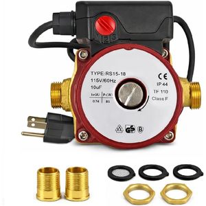 Pompe de recirculation d'eau chaude Sezhylauo 115V 1/25 CV 3 vitesses, circulateur avec raccords à soudure 1/2 pouce, pièces de chaudière - Product Image 1