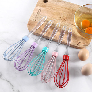 Silicone trứng <span class=keywords><strong>Beater</strong></span> trong suốt xử lý trứng <span class=keywords><strong>Whisk</strong></span> - Product Image 6