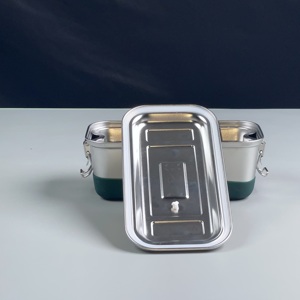 Fiambrera portátil de acero inoxidable 304 con aislamiento, sello resistente al calor para el hogar, escuela, oficina, uso duradero, contenedor de comida portátil - Product Image 4