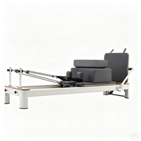 Reformer de Pilates en alliage d'aluminium réglable et durable, machine d'entraînement de fitness portable pour usage domestique, studio de yoga, bienfaits pour la santé
