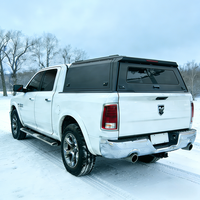 Bâche de benne de camionnette en aluminium haut de gamme pour extérieur, compatible Dodge RAM 1500 5.5FT 19+, avec boîte de rangement étanche