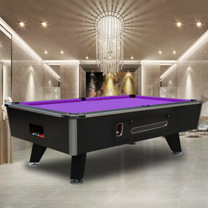 Mesa de billar operada con monedas, estándar para adultos, para salas de juego americanas, comercial para interiores, multifunción, modelo personalizado, China, mesa de billar para interiores - Product Image 1