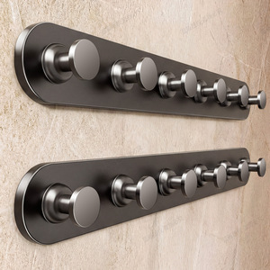 Wall Mounted Suction Cup Hooks Heavy Duty Traceless Rectangle For Bathroom Kitchen Door Coat Rack - Product Image 2