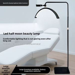 Lampe sur pied en arc de 24 pouces pour tatouage et sourcils, grande lampe LED sans ombre en forme de U avec support pour salon de beauté et nail art - Product Image 3