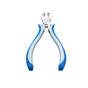 Pine Nut Pliers 5 Inch Spring Loaded Handle Top Cutting Zipper Pliers Blue Gray Sling Handle Chrome Vanadium Steel - Product Image 3