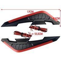 Bande lumineuse décorative universelle 12V à LED pour moto et véhicule électrique, avec éclairage d'ambiance et aile stabilisatrice, design lame aiguisée