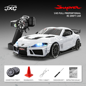 Coche de Derrape <span class=keywords><strong>RC</strong></span> <span class=keywords><strong>Supra</strong></span> 4WD a Escala 1/43 con Licencia Oficial, Control Remoto de Alta Velocidad 2.4G con Controlador Tipo Pistola, Kit RTR - Product Image 4