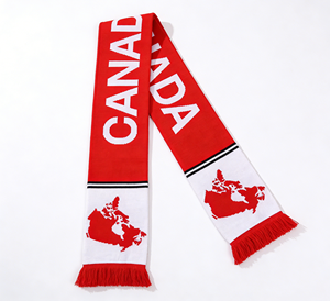 Bufanda de Fútbol Nacional de Alta Definición, Bufanda de Canadá - Product Image 1