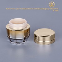 Usine Propre – Emballage Cosmétique en Plastique Double Couche en Acrylique de Luxe Léger 15g pour Crème et Vernis à Ongles, Soin de la Peau, LOGO Personnalisé – Chine