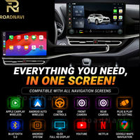 Écran de navigation Android RoadNavi 15,8 pouces pour Toyota Crown Kluger Highlander 2022-2025 Lecteur multimédia CarPlay sans fil GPS