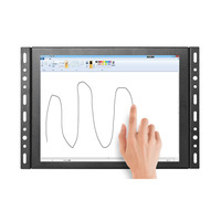 Écran tactile capacitif à cadre ouvert de 8 pouces, haute luminosité 800 nits, résolution 1024x768, interface VGA/USB