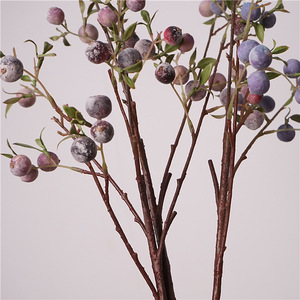 Vente en gros de faux arbres à pommes artificiels, branches de baies bleues et <span class=keywords><strong>rouges</strong></span> en plastique pour la décoration de Noël, de mariages et de la maison - Product Image 5