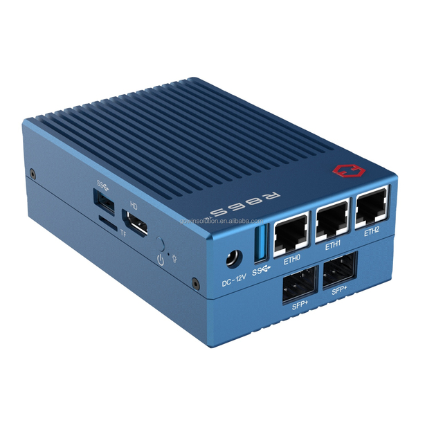 Gowin R86S Firewall Router Hot Selling  Mini PC With Intel N5105/N6005 8GB/16GB 2*10Gbe 3*2.5Gbe Pfsense OPNsense Homelab Router