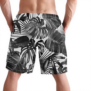 Short de bain et de plage tendance à sublimation, longueur genou, avec cordon de serrage bas, en polyester respirant, idéal pour la pêche et les activités de plein air - Meilleures ventes - Product Image 3