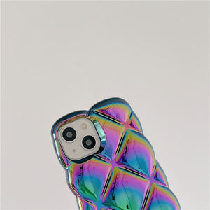 Custodia per telefono geometrica con diamante Aurora 3D per <span class=keywords><strong>iPhone</strong></span> 15 <span class=keywords><strong>pro</strong></span> <span class=keywords><strong>max</strong></span> 14 13 12 <span class=keywords><strong>11</strong></span> Cover Laser colorato Anti-goccia di <span class=keywords><strong>protezione</strong></span> - Product Image 6