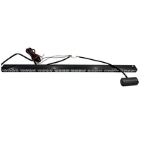 Bâton de signalisation routière pour vitre arrière de voiture, lumières de signalisation routière, sécurité routière, ambre, blanc, rouge, bleu, 12V et 24V TA14-8