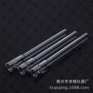 Glass Straight Pipe 12x110mm Transparent With Filter Smoking Accessory Wholesale - Product Image 4