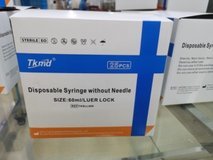 60ml ống tiêm CE ISO 510 ống tiêm dùng một lần 60ml ống tiêm mà không cần kim - Product Image 4