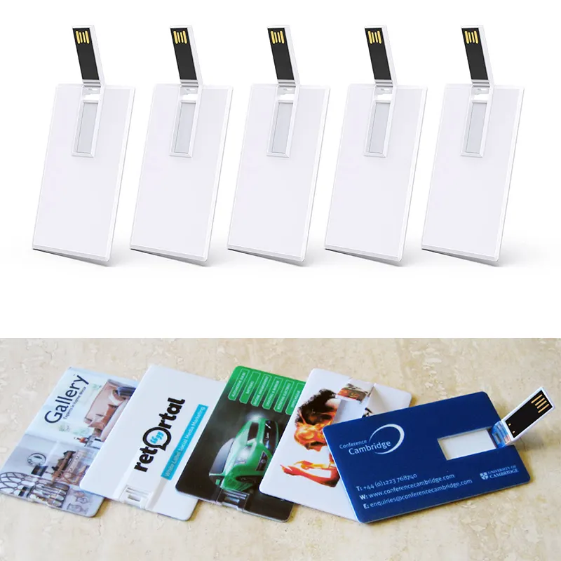 Credit Card USB Flash 8GB 4GB 16GB cle USB 2.0 Flash Stick 32GB Pen Drive Memory Stick 64GB pendrive Real Capacity USB Key