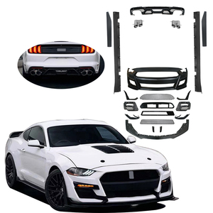 Kit de Carrocería de Material PP ABS de Nuevo Diseño para <span class=keywords><strong>Ford</strong></span> <span class=keywords><strong>Mustang</strong></span> 2018-2023 2.3T 5.0L <span class=keywords><strong>GT</strong></span> GT350, Actualización a GT500 <span class=keywords><strong>Shelby</strong></span>, Conjunto de Parachoques - Product Image 1