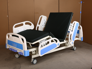 HOCHEY MEDICAL <span class=keywords><strong>Lit</strong></span> médical manuel avec barrières de sécurité en ABS doté de trois fonctions, à <span class=keywords><strong>un</strong></span> <span class=keywords><strong>prix</strong></span> abordable. - Product Image 5