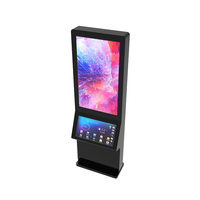 Kiosque libre-service lecteur écran tactile affichage LCD interactif au sol publicité signalisation numérique IP65 pour ascenseur