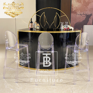 Bên ngoài trời thương mại rõ ràng cao ghế ma Acrylic thanh phân - Product Image 4