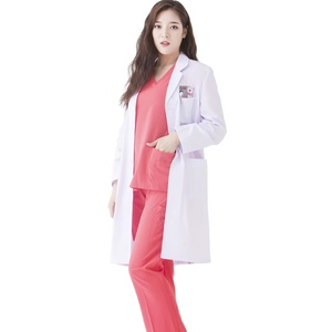 Camici da laboratorio Medico ospedaliero per il Medico/dentista/farmacista Uniformi Bianco Unisex Camice da laboratorio - Product Image 1