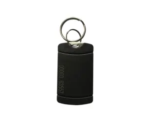 Customized LOGO ISO15693 N X P I CODE SLXI2 NFC 213 215 216 424 DNA ABS Plastics NFC RFID Keyfob NFC Keychains Mini Tags