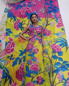 Tela Ligera de Algodón 100% con Impresión Digital Personalizada de Alta Calidad 2026 para Confección de Prendas y Vestidos - Product Image 5