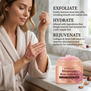 ETRUN ALISA OEM - Exfoliante Corporal de Sal Rosa del Himalaya Natural al por Mayor, Aloe Vera, Blanqueador, Limpieza <span class=keywords><strong>Profunda</strong></span>, Hidratante Facial - Product Image 3