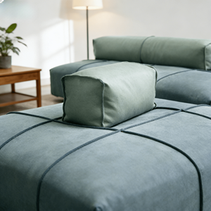 Sofá Seccional en Existencia, Muebles para Sala de Estar, Moderno y Elegante, Tela de Alta Calidad, Relleno de Esponja, Sofá Cómodo - Product Image 3