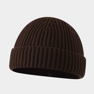 2025 chaud tricoté court Melon Peel chapeau Lane Style hommes haut rond <span class=keywords><strong>laine</strong></span> chapeau femmes rétro <span class=keywords><strong>bonnet</strong></span> - Product Image 5