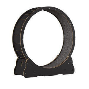 S/M/L/XL ménage en bois interactif chat escalade cercle <span class=keywords><strong>de</strong></span> <span class=keywords><strong>course</strong></span> chat jouet chat exercice roue <span class=keywords><strong>tapis</strong></span> roulant - Product Image 4