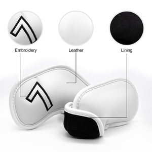 High Quality Pu Leather Golf Iron Headcover Embroidery Custom Golf Iron <b>Cover</b> Set - Product Image 3