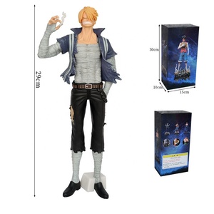 ฟิกเกอร์การ์ตูน Luffy Zoro Sanji แอ็กชันขนาด29ซม. 3สไตล์ของเล่นงานอดิเรก - Product Image 3