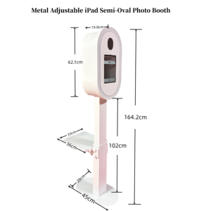 Nouvelle Cabine Photo Portable 2026 pour iPad et Appareil Photo avec Anneau Lumineux Métallique Professionnel pour Mariages et Événements, avec Flight Case - Product Image 6