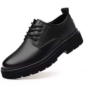 Spring Big-Toe Business Casual <b>Shoes</b> with Lace-Up <b>Soft</b> <b>Soles</b> and Non-Slip Design <b>SHOES</b> Men's Formal Black Leather Loafers - Product Image 5