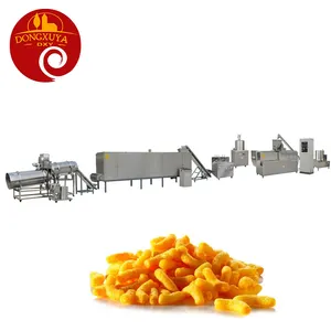 Tweelingschroefextruder Prijzen Gepofte Corn Chips Snacks Eten Making Machine Bladerdeeg Snack Voedsel Extruder Machines