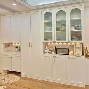 Custom White Built in Wardrobes Bedroom Furniture Solid Wood Wardrobe - Product Image 5