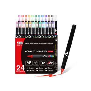 Marqueur acrylique professionnel pour le dessin créatif, la coloration, les œuvres d'art et les projets d'artisanat avec un flux d'encre fluide et des couleurs vibrantes - Product Image 1