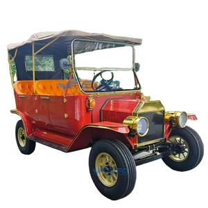Nuevo y llamativo coche de turismo rojo vintage con interior naranja cálido, popular en el mercado, larga vida útil, descuento limitado. - Product Image 1