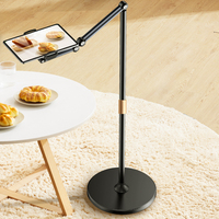 Support de sol pour téléphone et tablette Feixiang L58 de qualité commerciale, en alliage d'aluminium, bras mécanique flexible, hauteur réglable, pour bureau