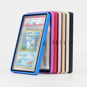 Étui magnétique multicolores pour cartes gradées, support de présentation et solution de rangement pour cartes Pokémon - Product Image 2