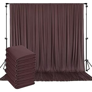 Tenda Decorativa in Spandex per Eventi, Oltre 80 Colori, per Arco Fotografico, Palcoscenico, Sfondo Marrone per Celebrazioni e Compleanni - Product Image 1
