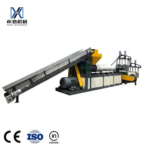 PP PE Double Stage Plastic Recycling Granulator Machine